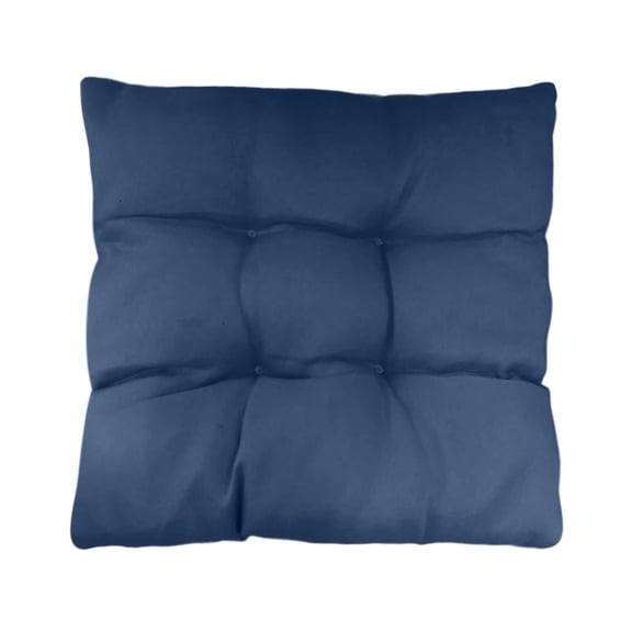 WeDecorBay Solid Color Chair Cushion Soft Padding All-Season Use Breathable Material Versatile Design Easy to Clean Dining Office Student Seat Cushion Black