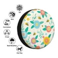 thumbnail image 5 of XMXY Spring Hand Drawn Floral Spare Tire Cover, Universal Waterproof Cover for Jeep RV Tire Wheel Protection, 16 inch, 5 of 8