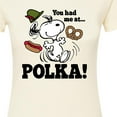 thumbnail image 3 of Peanuts - You Had Me At Polka - Juniors Fitted Graphic T-Shirt, 3 of 6