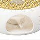 thumbnail image 3 of Round porcelain teapot warmer with hollow frame and alloy base, with cushion and candle holder, 3 of 4