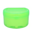 thumbnail image 1 of Graflsoa Portable Denture Storage Box with Rinsing Basket, Travel-Friendly, Hygienic PP Material, Multiple Colors (Green, White, Blue, Purple) - Compact & Lightweight Design for Dentures, 1 of 7
