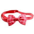 thumbnail image 1 of Collar de perro pajarita ajustable Billuyoard celosía roja, 1 of 6