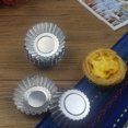 thumbnail image 3 of Home Aluminum Cake Makers Baking Tool Egg  Mold Silver Tone 15pcs, 3 of 3