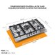 thumbnail image 4 of FLINE | Combo parrilla de gas y campana extractora 76 cm | Pared botones | Acero Inox |MA5BE76, 4 of 5