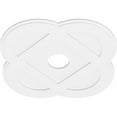 thumbnail image 2 of 38"OD x 7"ID x 15 1/4"C x 1"P Charlotte Architectural Grade PVC Contemporary Ceiling Medallion, 2 of 11
