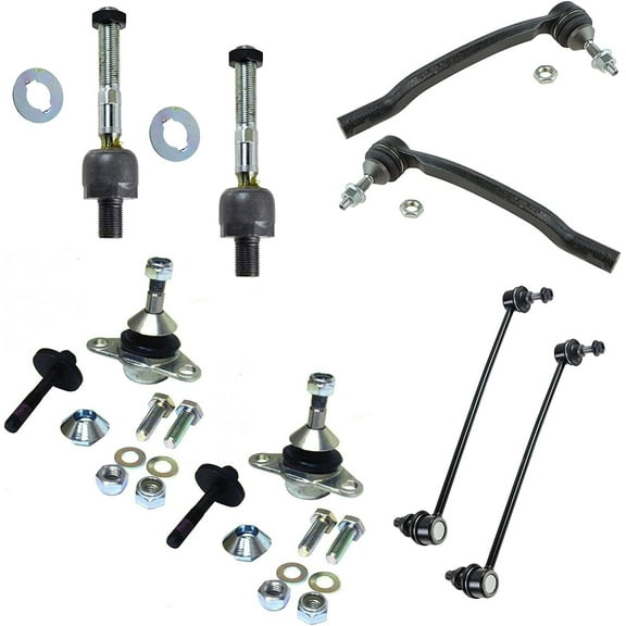 8 Piece Kit Tie Rod End Ball Joint Sway Bar Link LH & RH for Volvo V70 XC70
