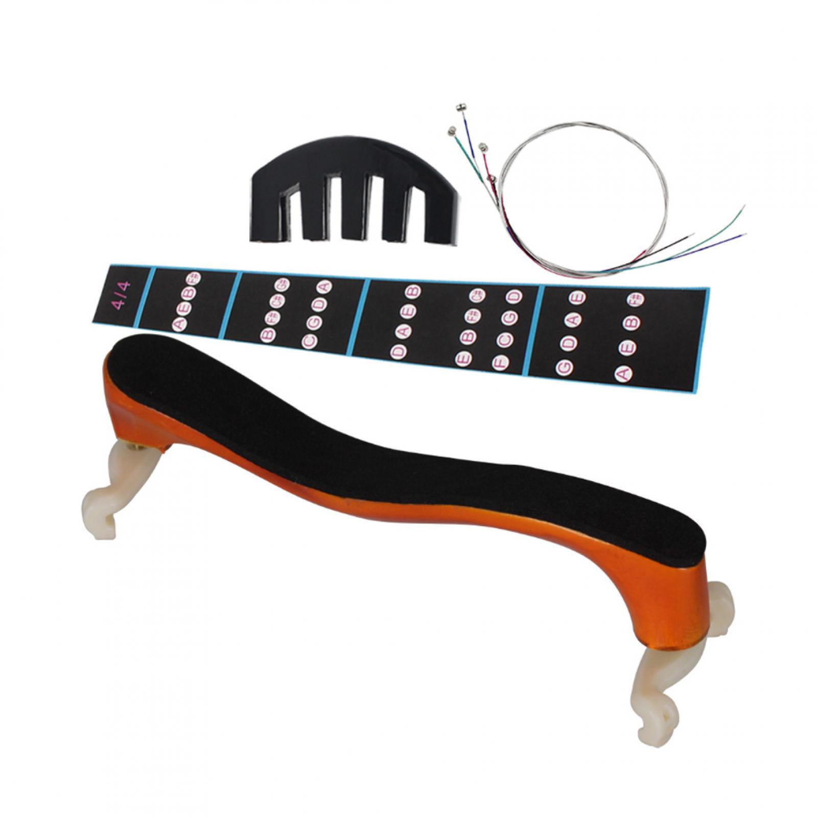 Rustproof Fretboard Sticker Set Violin Shoulder Rest, Violin Finger
