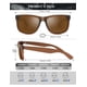 thumbnail image 4 of Gafas de sol KALIYADI Polarized UV400 Classic Matte Black, paquete de 3, 4 of 6