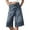 Dark Blue, variant on Women Jorts Baggy Jeans Jorts Y2k Wide Leg Denim Shorts Retro Summer Streetwear (Dark Blue XXL)