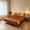 Coffee, variant on Xheghe Queen Size Satin Sheets Set - Deep Pocket Bedding for Hot Sleepers, Snug Fit for All Mattresses, Soft & Cool Comfort