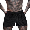 thumbnail image 3 of YUHAOTIN Mens Workout Shorts with Liner Quick Dry Leopard Print Mesh Pants Quarter Pants Fitness Sports Pants Quick Dry Beach Shorts Swimsuit Men's Shorts Mens Workout Shorts with Liner Long, 3 of 3