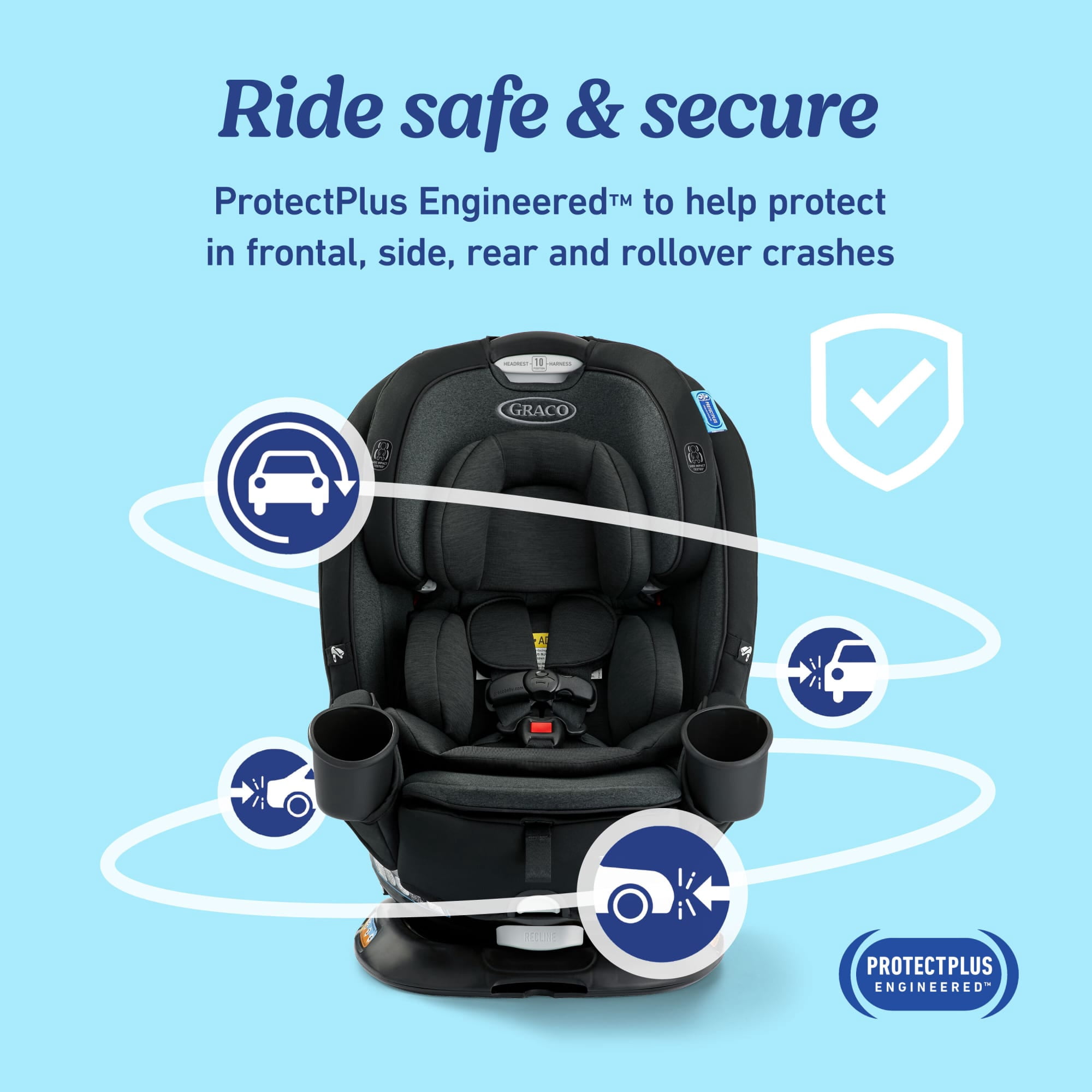 Graco Turn2Me 3-in-1 Car Seat, Cambridge