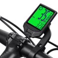 thumbnail image 3 of Ciclocomputador inalámbrico, odómetro y velocímetro de bicicleta grande, kilometraje a prueba de agua Negro kusrkot Computadora para bicicleta inalámbrica, 3 of 8