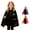 A-Black24, variant on JAJAHO Kids Halloween Cloak Boys Girls Lace Up Star Moon Printed Hooded Party Cape For Trick-or-Treating