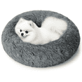 thumbnail image 1 of CshidWorld Cama Calmante de 20 Pulgadas para Perros Pequeños, Cama Redonda Suave y Acogedora Anti-ansiedad, Cama Esponjosa Lavable para Perros y Gatos Pequeños y Medianos, 1 of 9