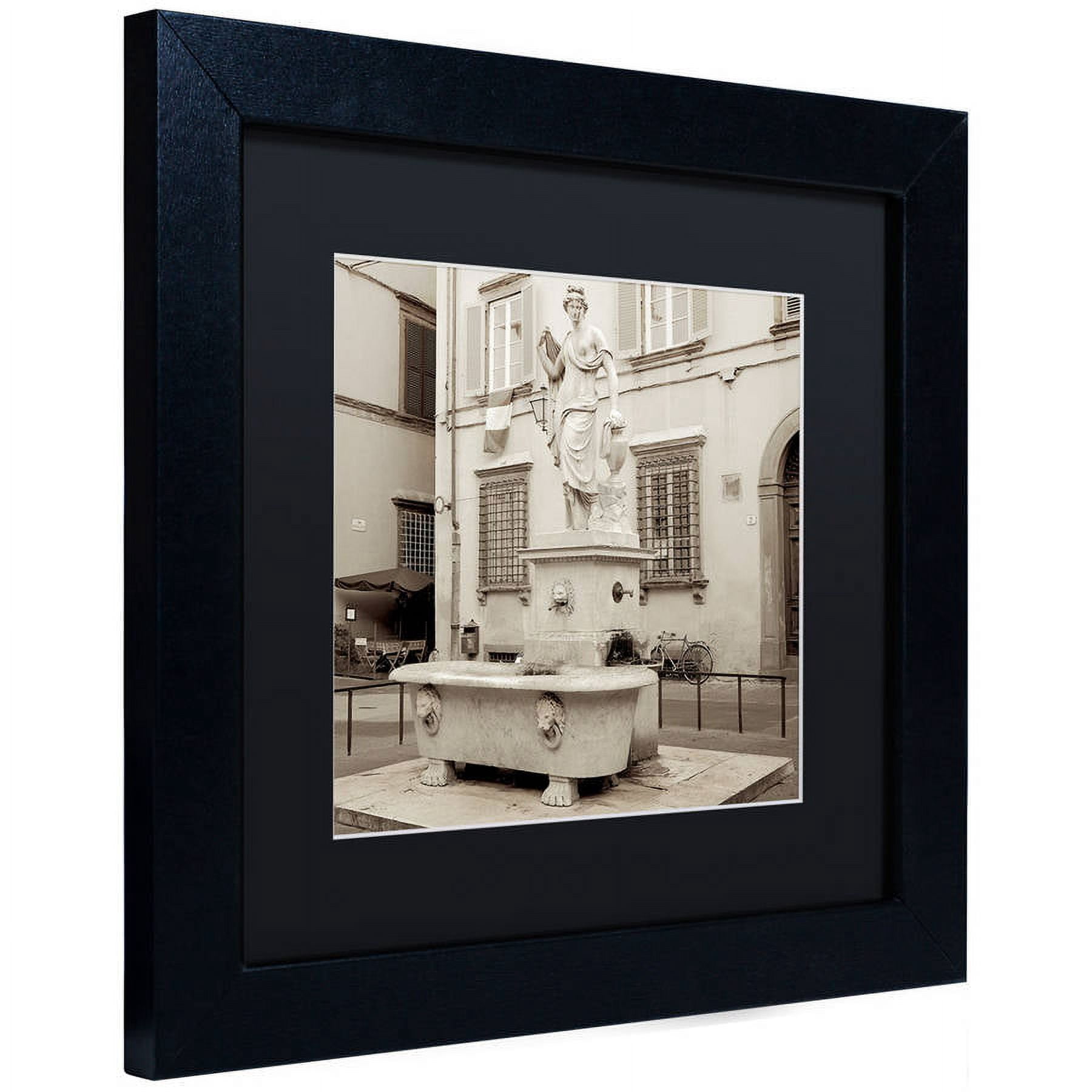 Trademark Fine Art "Lucca I" Canvas Art by Alan Blaustein, Black Matte, Black Frame