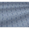 thumbnail image 5 of oneOone Cotton Jersey Medium Blue Fabric Block Craft Projects Decor Fabric Printed By The Yard 58 Inch Wide-DG, 5 of 5