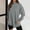 Gray, variant on Womens Solid Color Hoodless Sweatshirts Fashion Trendy Round Neck Pullover Long Sleeves Loose Blouses Tops Green M