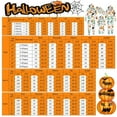 2024 Halloween Pajamas Cartoon Bat Print Family Costume Hooded Romper