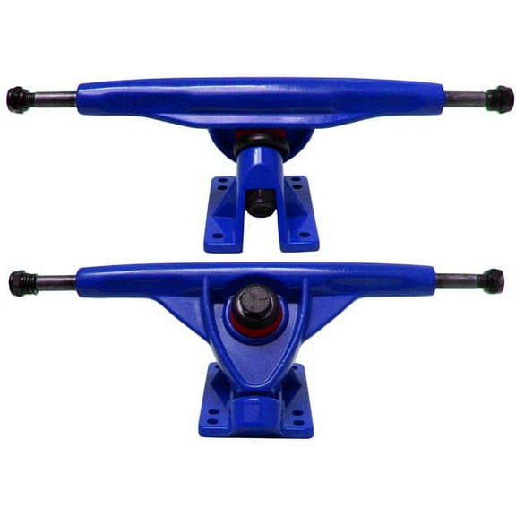 180mm REVERSE KINGPIN LONGBOARD Skateboard TRUCKS 180 DOWNHILL - BLUE