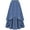 Blue, variant on LEBONYARD Womens Skirts Clearance Summer Maxi Skirt,Women's Solid Comfy Multi Layered Skirt Blue S