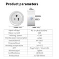 thumbnail image 2 of Smart mini Bluetooth WiFi smart socket 10A Doodle mobile phone APP control voice control 53*53*50mm, 2 of 5