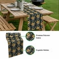 thumbnail image 5 of Yellow Boho Floral Table Runner - 120 Inch Long, Kitchen Dining Table Runner Dresser Scarves, Vintage Southwestern Ethnic Tribe Botanical Farmhouse Decor for Coffee Tables Wedding Party Banquet, 5 of 8