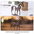 thumbnail image 3 of Estatua de arte de caballo de pie, adorno de escritorio, figura de caballo, decoración, regalo de Navidad, 3 of 8