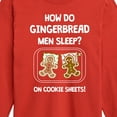 thumbnail image 3 of Instant Message - Gingerbread Men Cookie Sheets Christmas - Toddler & Youth Long Sleeve Graphic T-Shirt, 3 of 6