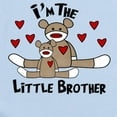 thumbnail image 2 of CafePress - I'm The Little Brother Sock Monkey Baby Bodysuits - Baby Light Bodysuit, Size Newborn - 24 Months, 2 of 4