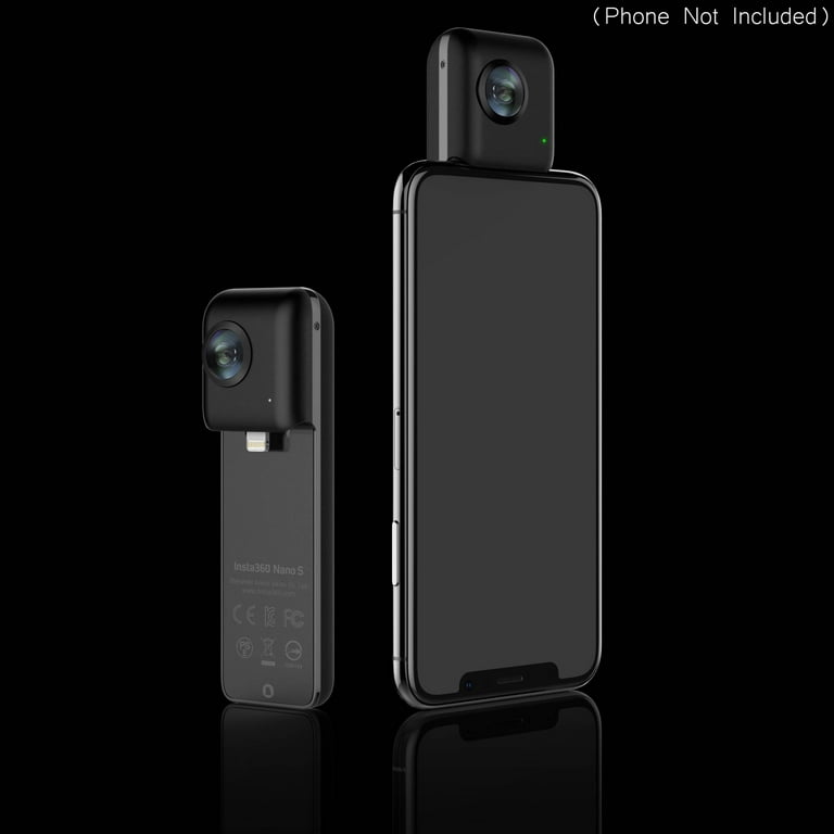 Insta360 Nano S with 4pc Accessory Bundle – Includes SanDisk