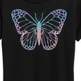thumbnail image 3 of Instant Message - Watercolor Butterfly - Women's Short Sleeve Graphic T-Shirt, 3 of 6