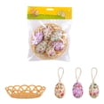 thumbnail image 1 of Easter Egg Hanging Decoration - Woven Eggs for Festive Scene Layout, 1 of 4
