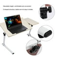 thumbnail image 4 of Bureau Support pour Portable, Hauteur Ajustable, Pliable Facile à Ranger, Planche de Lecture Inclinée, Tapis de Souris Indépendant, 4 of 7