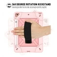 thumbnail image 7 of iPad Air 2 Case,iPad Pro 9.7 Case,Hybrid Shockproof Rugged Heavy Duty Full-Body Drop Protection Stand Kids Case with Shoulder Strap for iPad 6 / iPad Pro 9.7,Rosegold, 7 of 7