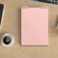 thumbnail image 4 of WFDC Top Spiral Notebook 8.3x5.6 Steno Notebook Top Spiral Notebook 60 Pages Top Bound Spiral Notebook Cover Inner Pocket,Spiral Notebook for Work Office Gift,A5 - Blank Paper - Pink, 4 of 5
