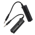 thumbnail image 1 of COMPUKAS 2Pcs Guitar Effector Audio Interface Cable Adapter for Electric Bass Acoustic Guitar Black, 1 of 8