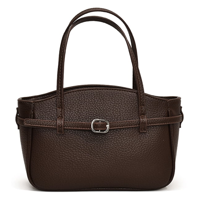 Bolso Mano Con Hebilla Hombro para Mujer Asa Superior Gran Capacidad PU