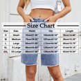 thumbnail image 3 of Bzhegqhd Women's Casual Button Pocket Denim Shorts, 3 of 8