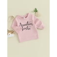 thumbnail image 3 of Liacowi Baby Boys Girls Halloween Outfits 3 6 12 18 24 Months Infant Autumn Winter Sweatshirts Long Sleeve Round Neck Letter Print Pullovers Infant Fall Loose Fit Tops, 3 of 8
