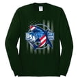 thumbnail image 2 of Wild Bobby Great White Shark USA Since 1776 Men Long Sleeve Shirt, 2 of 6