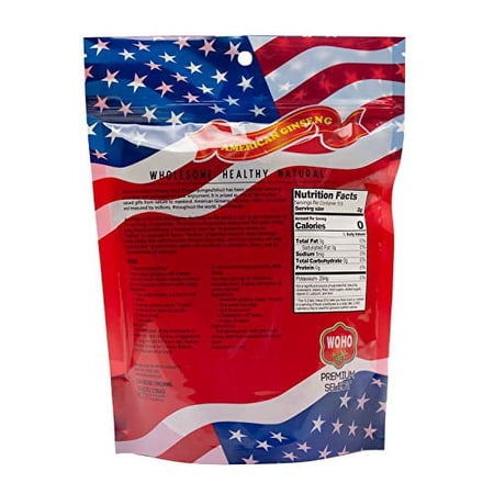 WOHO Short Extra Large Ginseng Roots 8 oz Bag