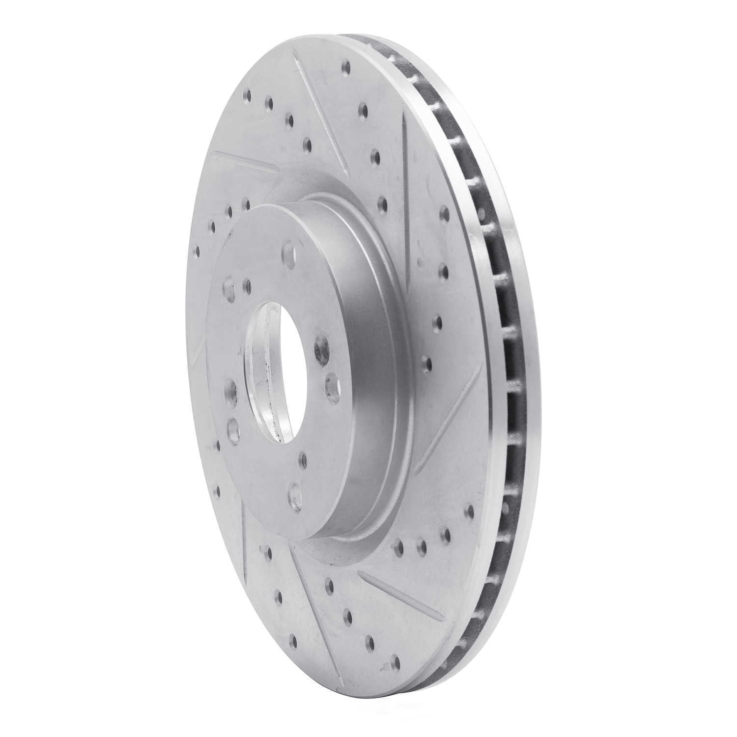 Dynamic Friction Company 631-59045R DFC Brake Rotor - Drilled And Slotted - Silver
