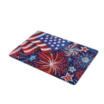 Patriotic Doormat Independence Day Outdoor Doormats Fireworks Celebrate Out Door Mats for Home Entrance Welcome Home Decorations Prime for Independence Day House Porch Front Door Decoration 16x24In