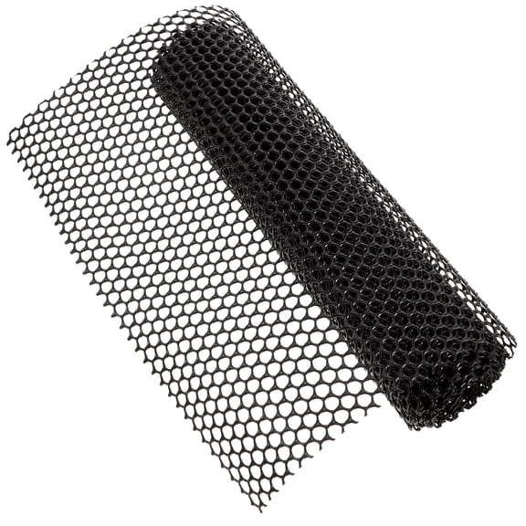 LEORX 1 Roll Garden Fencing Net Plastic Black Hexagonal for Flexible Use in Outdoor Gardens