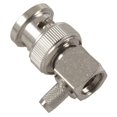 thumbnail image 2 of 3X Enchufe Macho BNC En ángulo Recto Crimp para RG58 RG400 RFC195 Conector Adaptador Coaxial RF, Plateado, 2 of 5