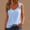 Light Blue, variant on YHAJDS Workout Tops for Women Spring Summer Hollow Out Sling Slim Daily Activewear Tee