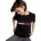 thumbnail image 3 of Camiseta Tommy Hilfiger para mujer, corte regular, color negro, talla S, 3 of 5