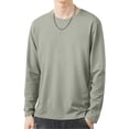 thumbnail image 1 of Camiseta de manga larga con cuello redondo para hombre, top de otoño, ropa de diario s20241224643, 1 of 5