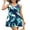 Blue, variant on U Neck Tank Dress for Womens Racerback Flowy Summer Casual T Shirt Dresses with Pockets